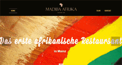 Desktop Screenshot of madiba-afrika.com